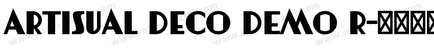 Artisual Deco DEMO R字体转换